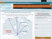 Tablet Screenshot of ferry-tunisie.fr